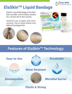 ElaSkin Flexible and Peelable Liquid bandage, 12ml